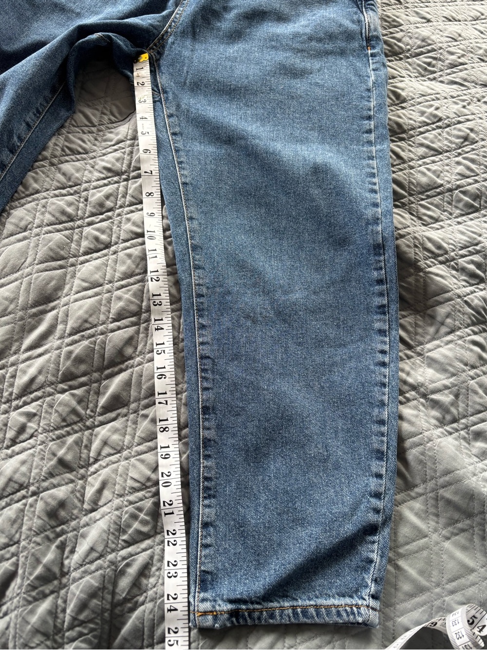 Zara High-Waisted Blue Paperbag Jeans - Picture 9 of 9